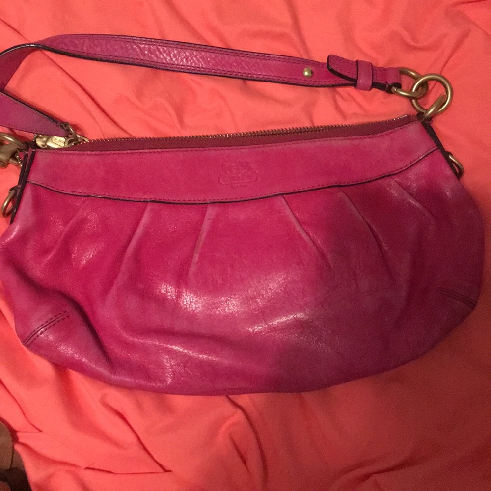 Pink coach purse